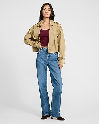 Fitted Ribbed Scoop Neck Elbow Sleeve Tee