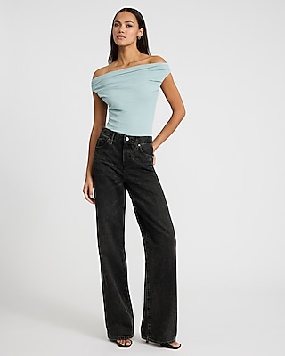 Boat Neck Cap Sleeve Ruched Bodysuit