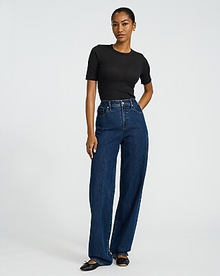 Sheer Textured Crew Neck Short Sleeve Tee