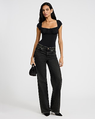 Body Contour Compression Sweetheart Ruched Bodysuit