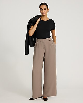 Ribbed Crew Neck Tee