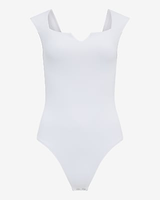 Body Contour High Compression Notch Cap Sleeve Bodysuit - image 4