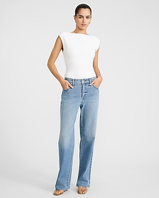 Body Contour Stretch Cotton Open Back Bodysuit in White - image 3