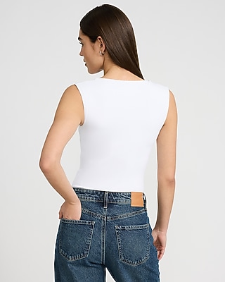 Body Contour High Compression Curved Neck Bodysuit