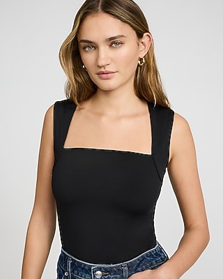 Body Contour High Compression Curved Neck Bodysuit