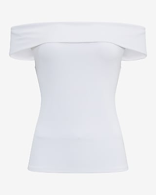Body Contour High Compression Off The Shoulder Tee