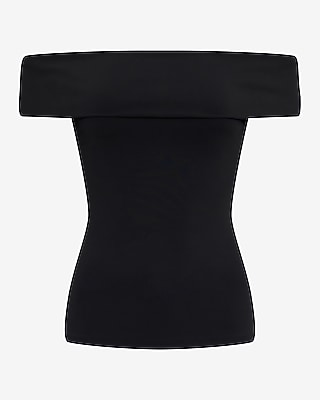 Body Contour High Compression Off The Shoulder Tee