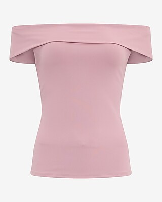 Body Contour High Compression Off The Shoulder Tee