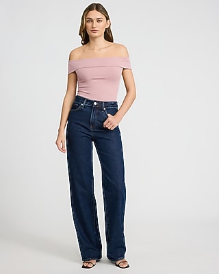 Body Contour High Compression Off The Shoulder Tee