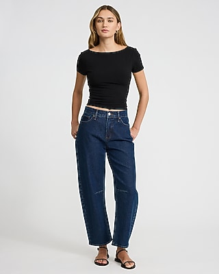 Best-Loved Bra-Free Boat Neck Scoop Back Tee