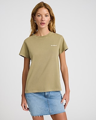 Crew Neck Short Sleeve La Graphic Tee