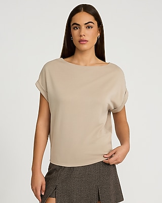 LuxEssentials Rolled Short Sleeve Muscle Tee
