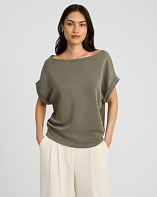 Scuba Rolled Short Sleeve Muscle Tee