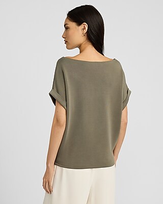 Scuba Rolled Short Sleeve Muscle Tee