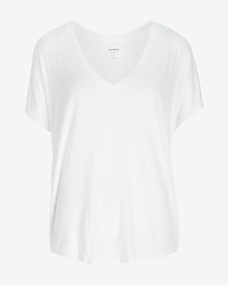 Relaxed V-Neck Short Sleeve London Tee - image 4