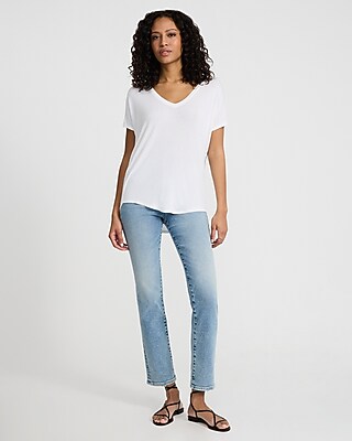 Relaxed V-Neck Short Sleeve London Tee - image 2