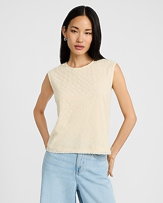 Textured Striped Short Sleeve Polo Top | Express