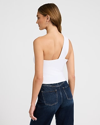 One Shoulder Twist Tank