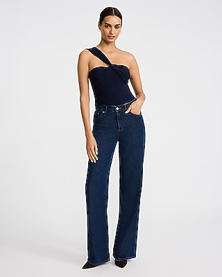 One Shoulder Twist Cropped Tank