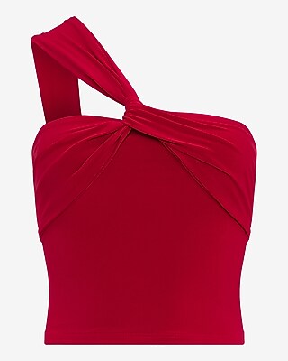One Shoulder Twist Tank