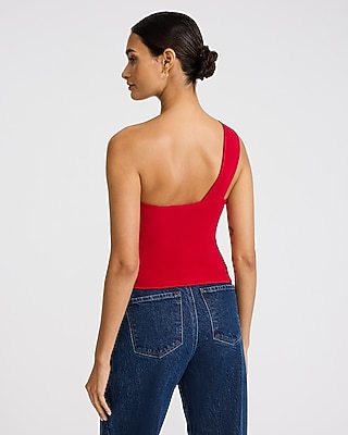 One Shoulder Twist Tank