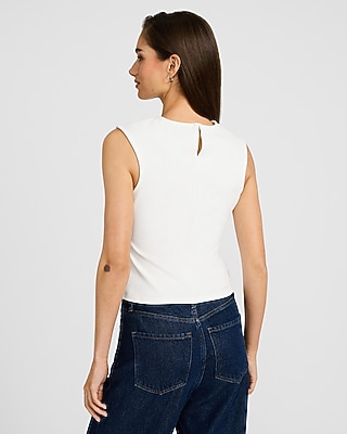 Crew Neck Seamed Tank - image 2