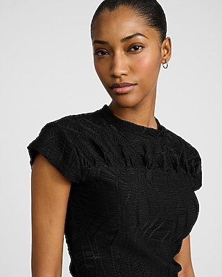 トップス Cupro Flair Sleeve Top / Black Cupro Flair Sleeve Top/Black | leinwände | ラインヴァンドの