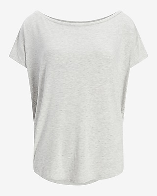 Relaxed Off The Shoulder Short Sleeve London Tee
