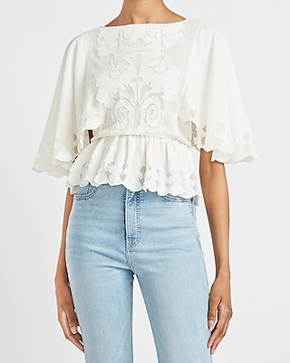 express white lace top