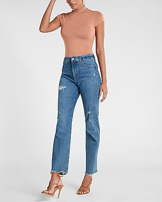 Fitted Double Layer V-Neck Tee