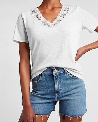 express white lace top