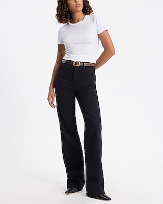 Fitted Ribbed Crew Neck Short Sleeve Tee