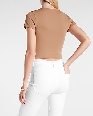 Body Contour High Compression Matte 90's Cropped Tee