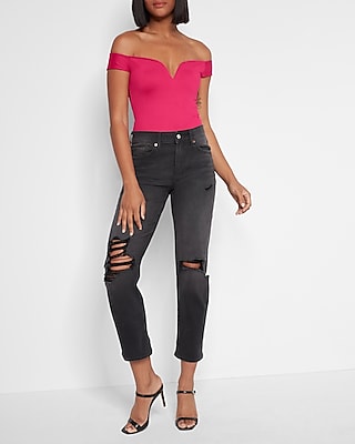 Contour Sculpt Off-the-Shoulder Bodysuit