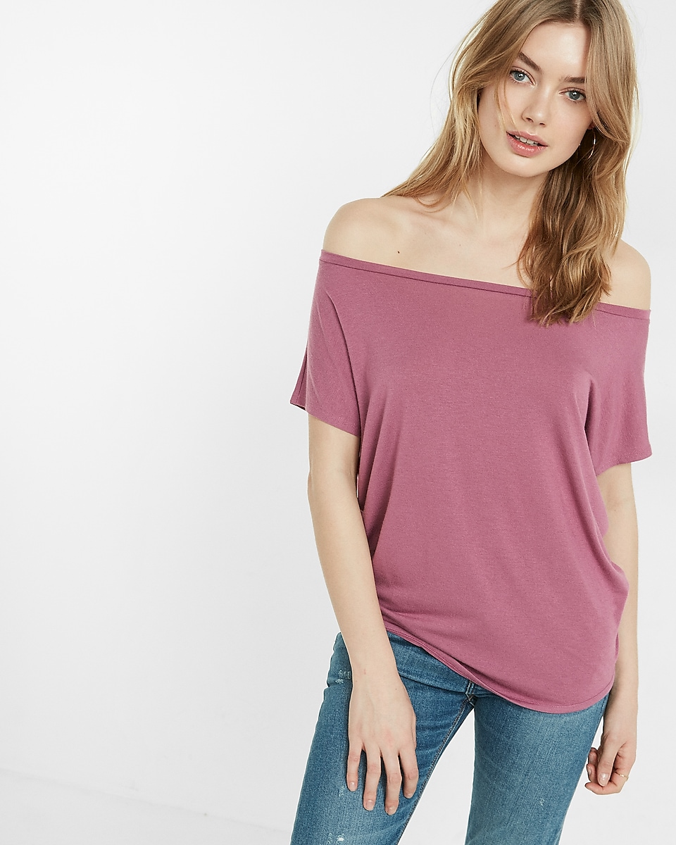 Off The Shoulder Tee | Express