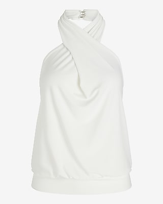 Twist Halter Neck Tank - thumbnail 5