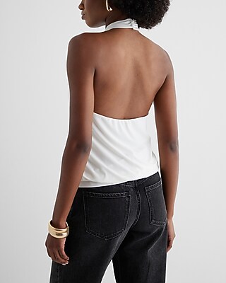 Twist Halter Neck Tank - thumbnail 3