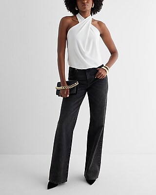Twist Halter Neck Tank - thumbnail 4