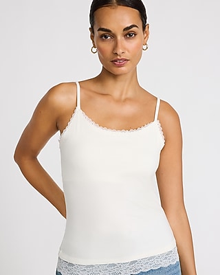 Best Loved Lace Trim Scoop Neck Bra Cami
