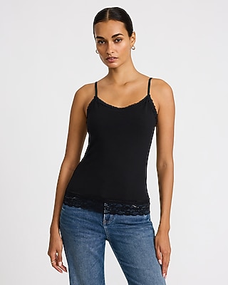 Best Loved Lace Trim Scoop Neck Bra Cami