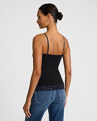 Best Loved Lace Trim Scoop Neck Bra Cami