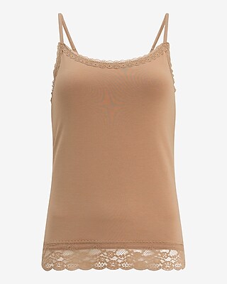 Best Loved Lace Trim Scoop Neck Bra Cami