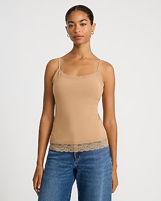 Best Loved Lace Trim Scoop Neck Bra Cami