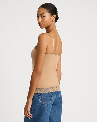 Best Loved Lace Trim Scoop Neck Bra Cami