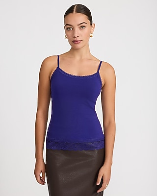 Best Loved Lace Trim Scoop Neck Bra Cami