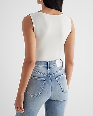 Body Contour Compression Twist Cutout Front Bodysuit - image 2