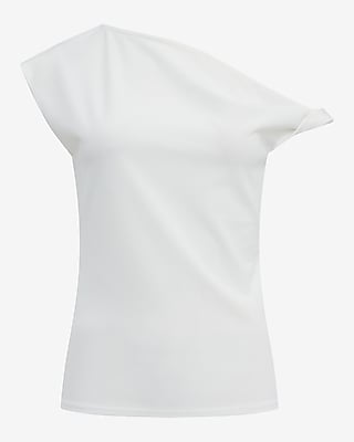 Crepe Off The Shoulder Twist Tank
