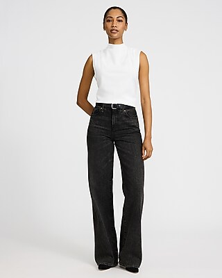 Crepe Mock Neck Draped Tank - image 5