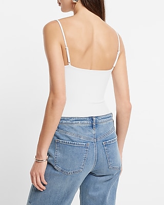 Body Contour High Compression Bustier Bodysuit With Bra Cups