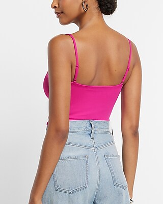 Body Contour High Compression Bustier Bodysuit With Bra Cups